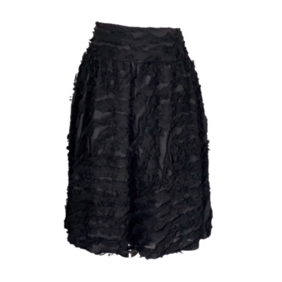 Teri Jon Dresses & Skirts - Rickie Freeman Teri Jon Black Ruffle Party Skirt